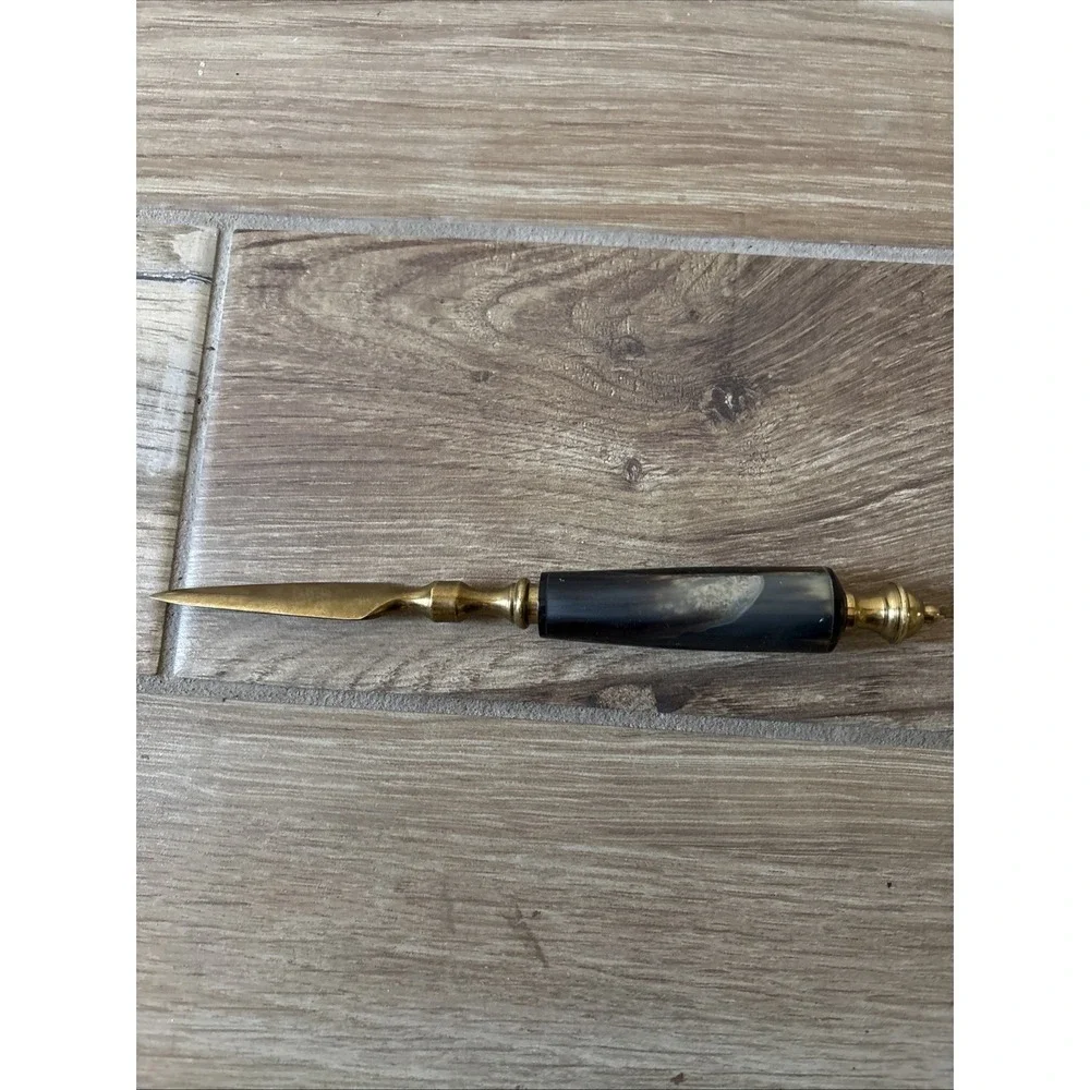 Vintage Letter Opener Brass‎ Handheld Detachable